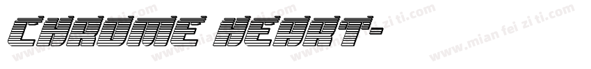 CHROME HEART字体转换